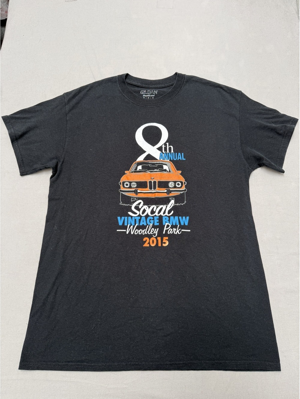 Social Vintage BMW T-shirt 2015 Woodley Park BMW E9 coupe -M